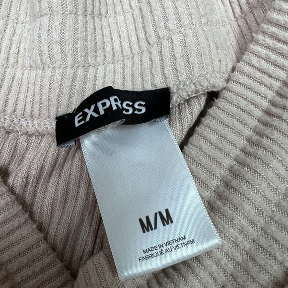 Express Pants Pink Women’s Size Medium Elastic Waist Drawstring Pockets - Picture 11 of 12